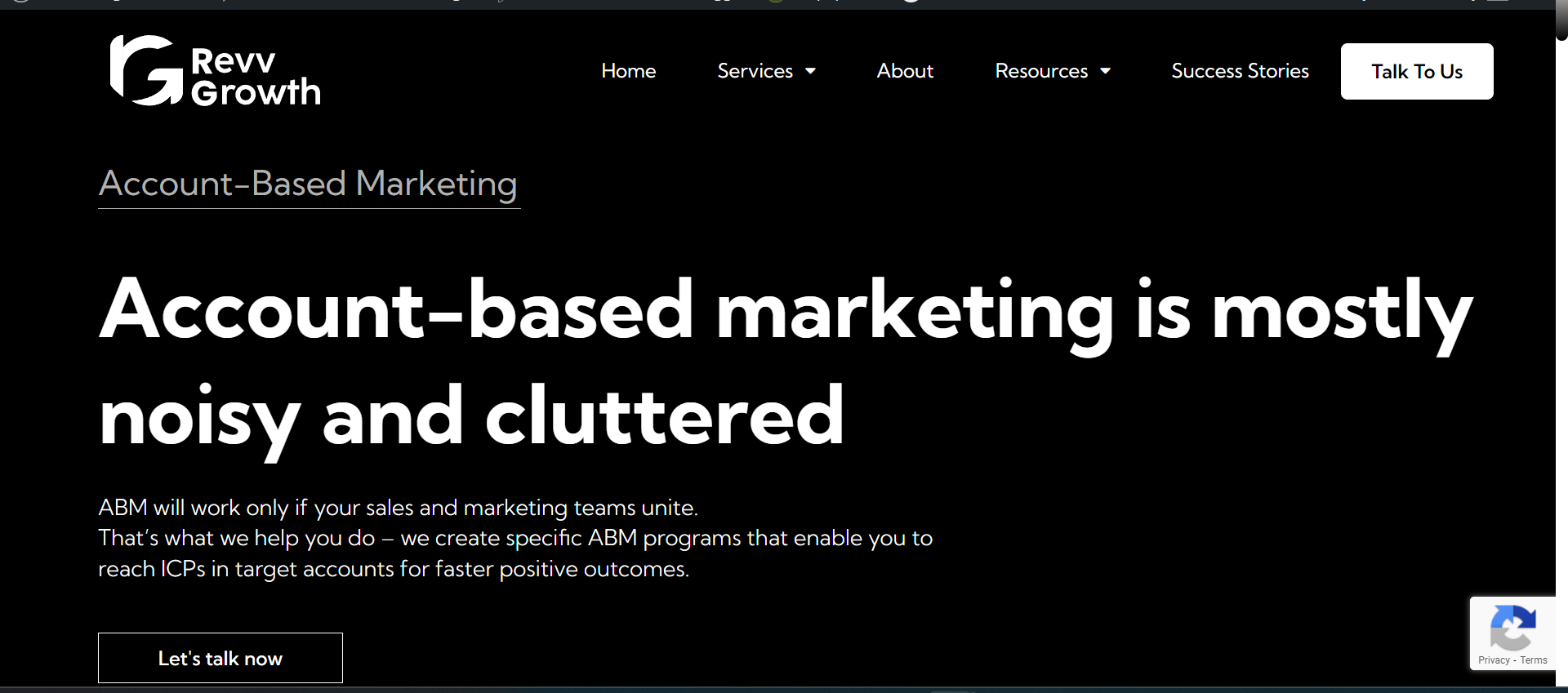 Revv Growth Account Based Marketing Agency